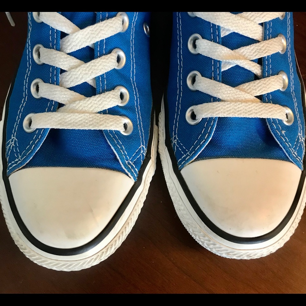 Bright Blue Converse Chuck Taylors